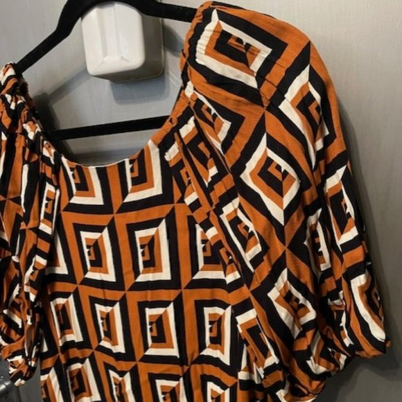 Anthropologie Corey Lynn Calter Meriwether Tunic Dress - Retro geometric print - Picture 16 of 16